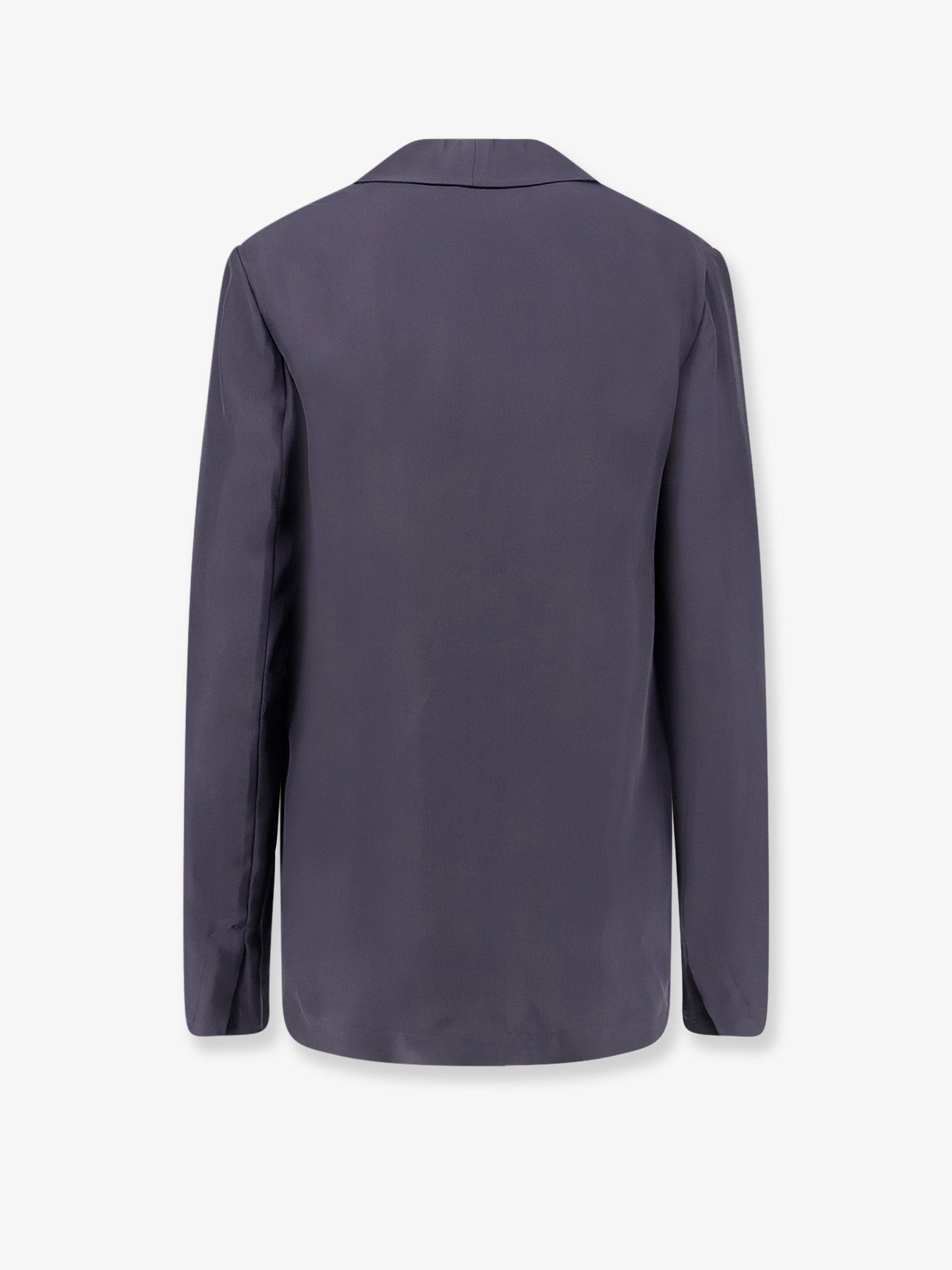 Double-breasted silk blazer - Image 2