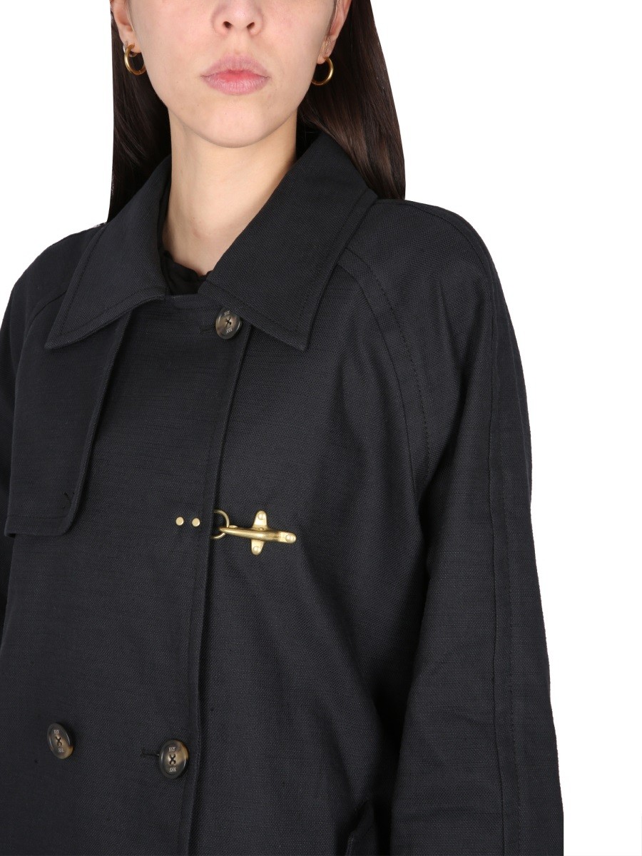 FAY - DOUBLE-BREASTED TRENCH COAT - Image 4