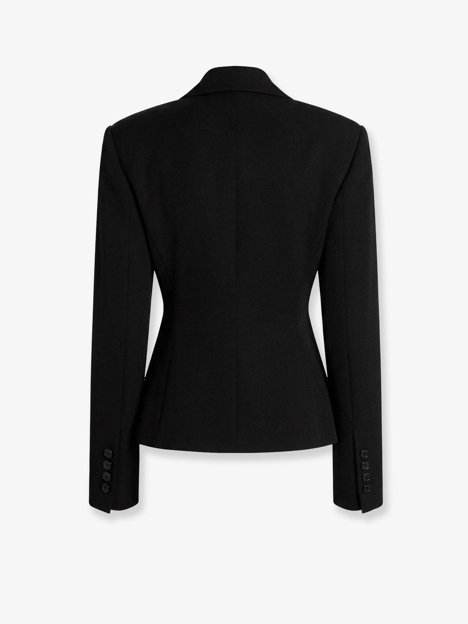 Double-breasted virgin wool gabardine blazer - Image 2