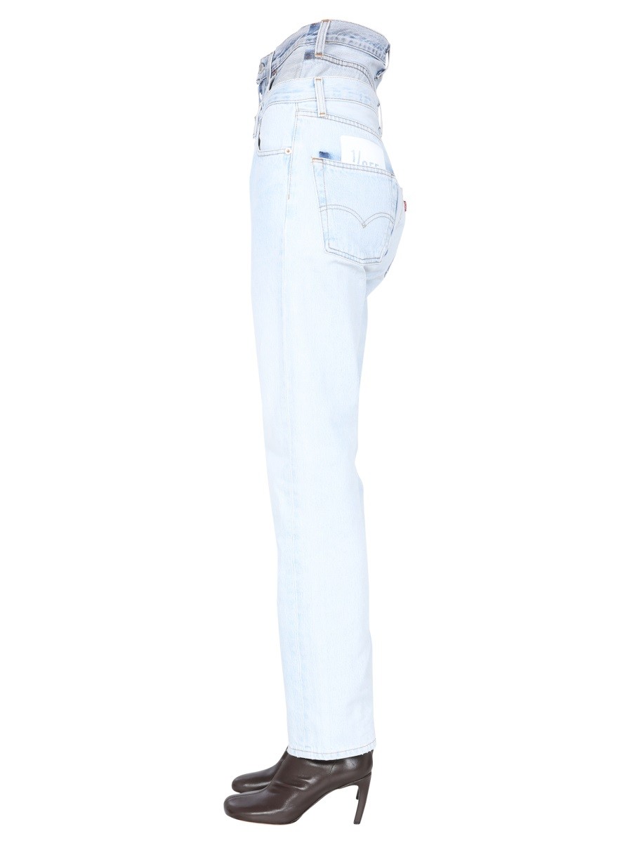 1/OFF DOUBLE WAISTED JEANS - Image 3