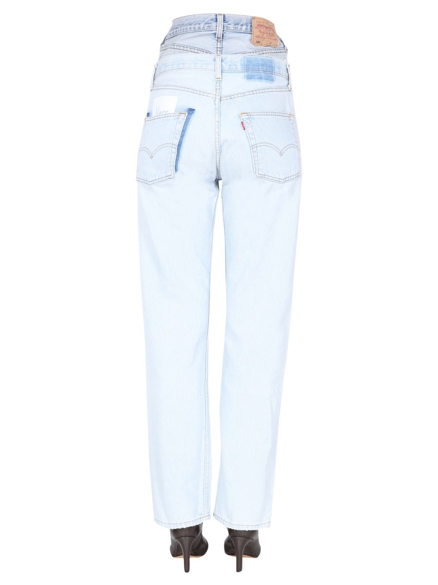 1/OFF DOUBLE WAISTED JEANS - Image 4