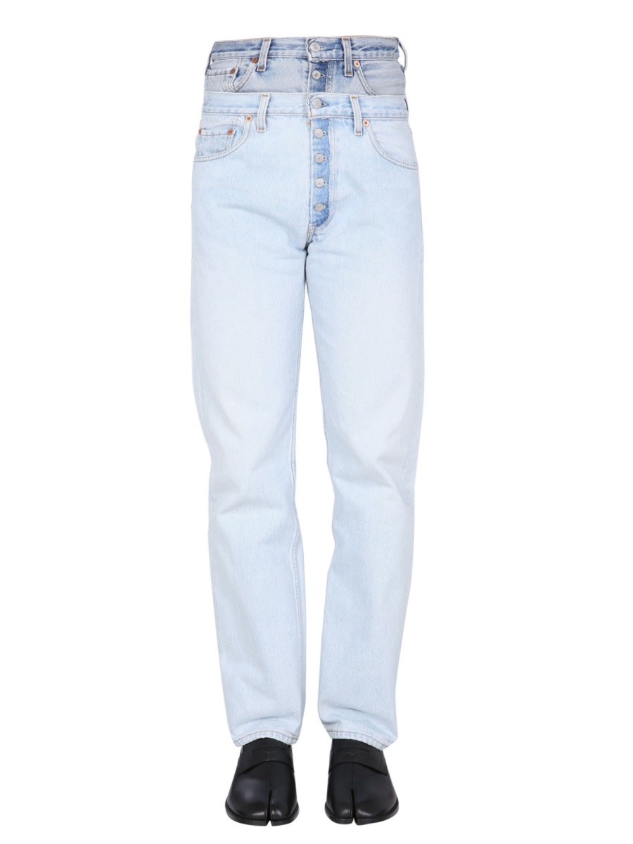 1/OFF DOUBLE WAISTED JEANS - Image 9