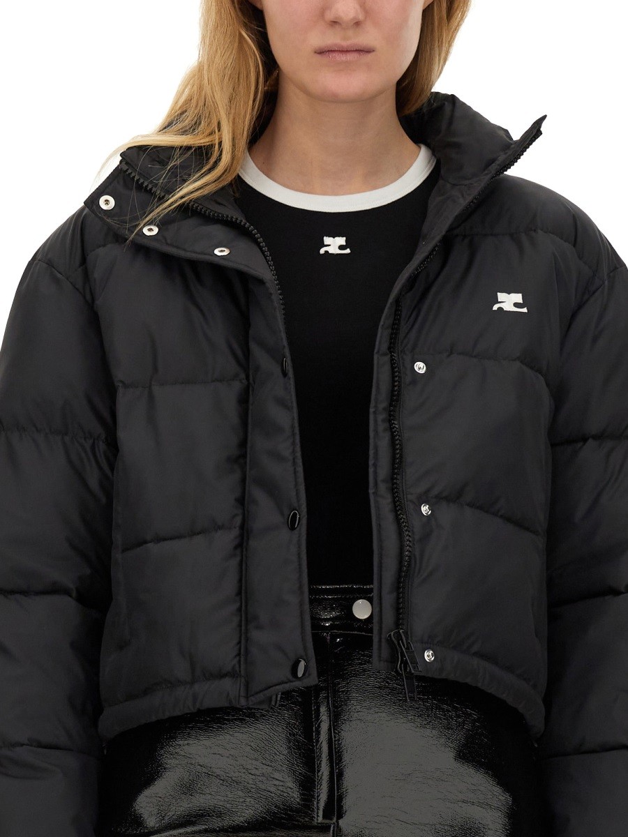 COURREGES - DOWN JACKET WITH LOGO - Image 4