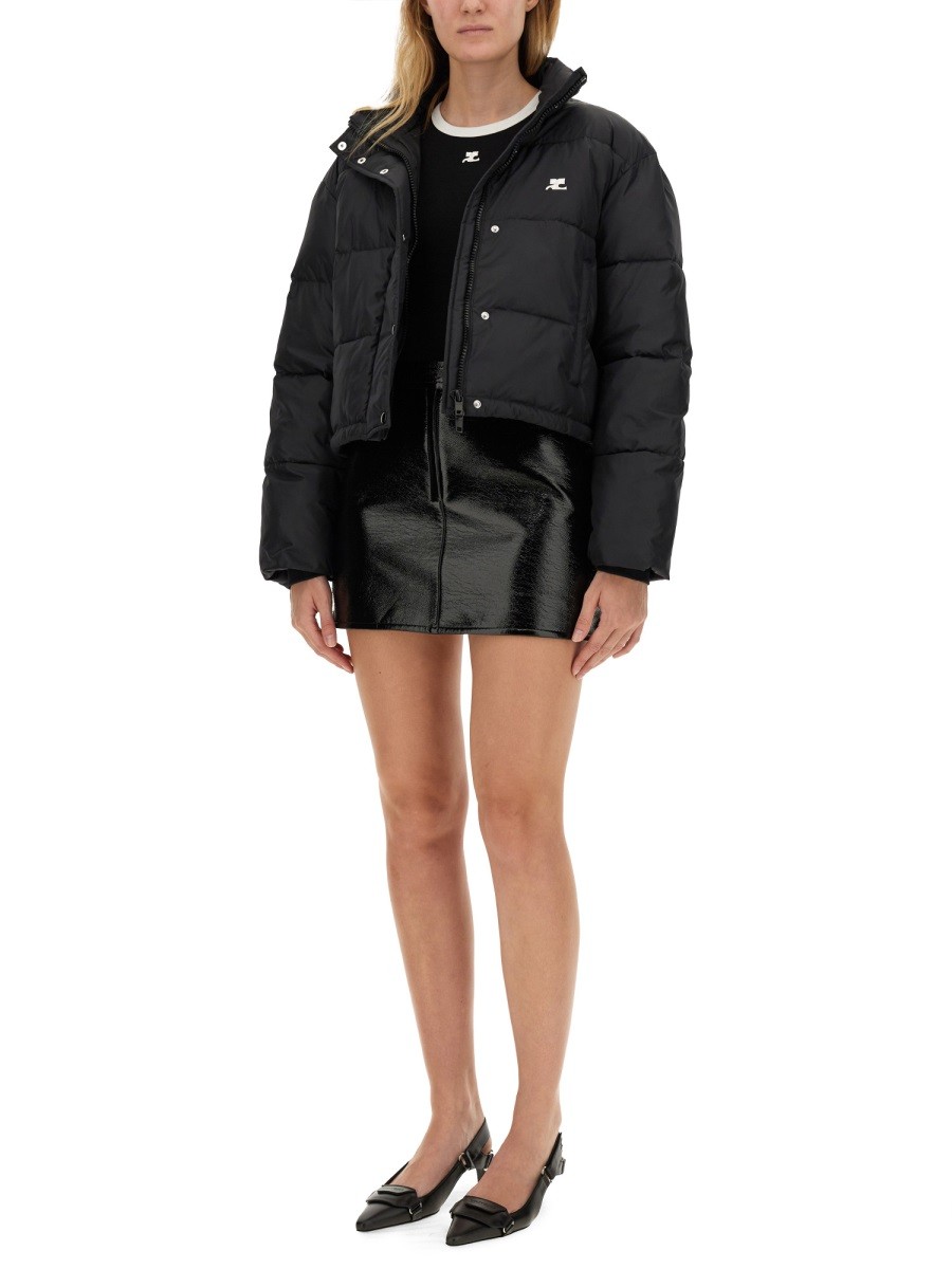 COURREGES - DOWN JACKET WITH LOGO - Image 2