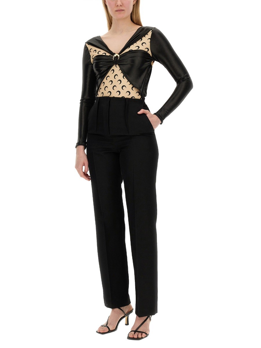 MARINE SERRE - DRAPED BODYSUIT - Image 2