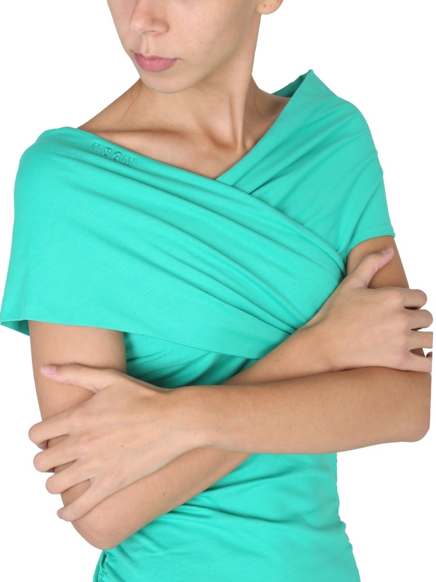 msgm - DRAPED DRESS - Image 4
