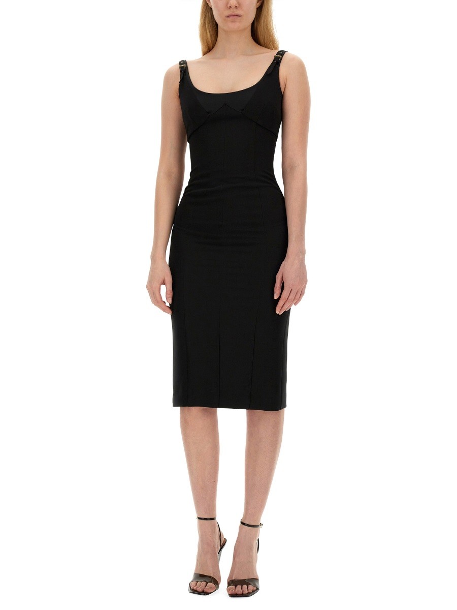 Versace Jeans Couture - DRESS WITH BUCKLES - Image 2