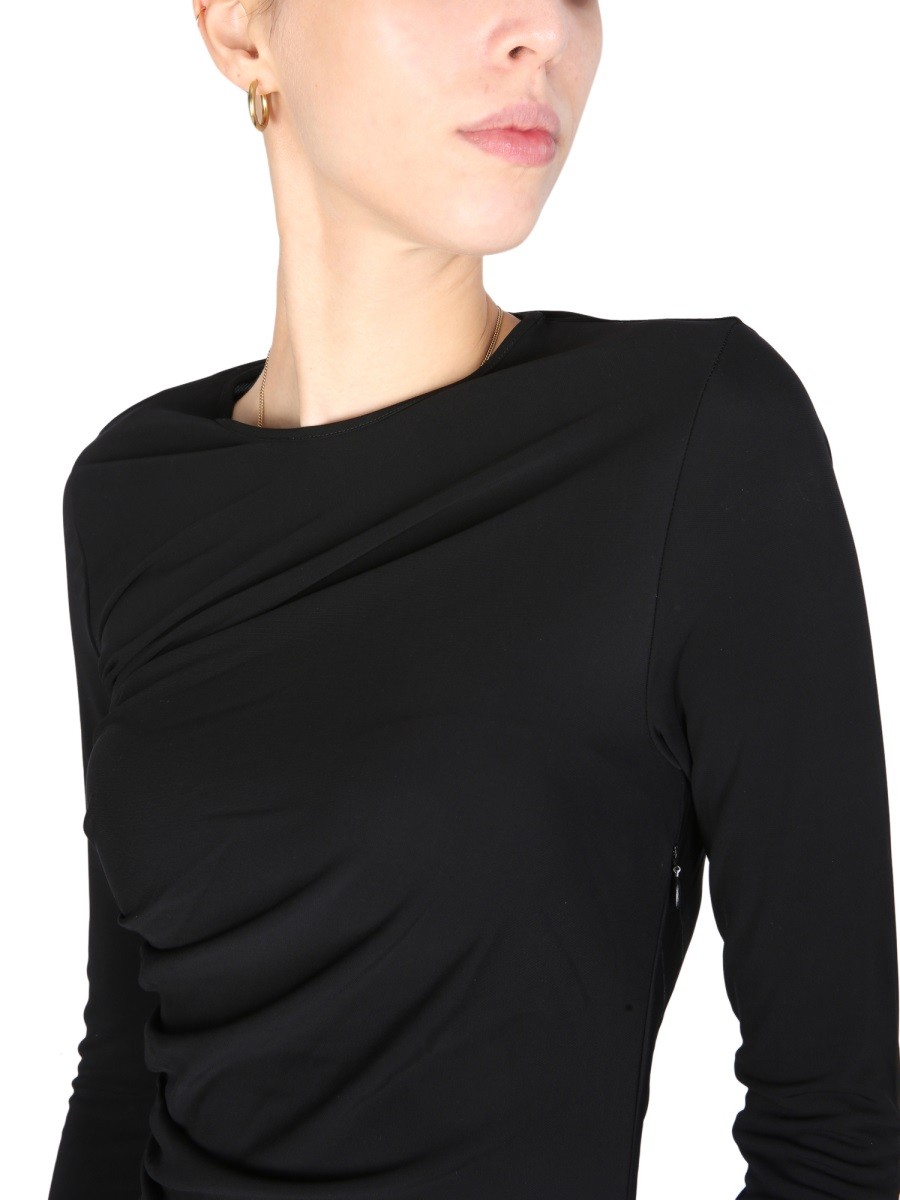 Dsquared - DRESS WITH DRAPE - Image 4