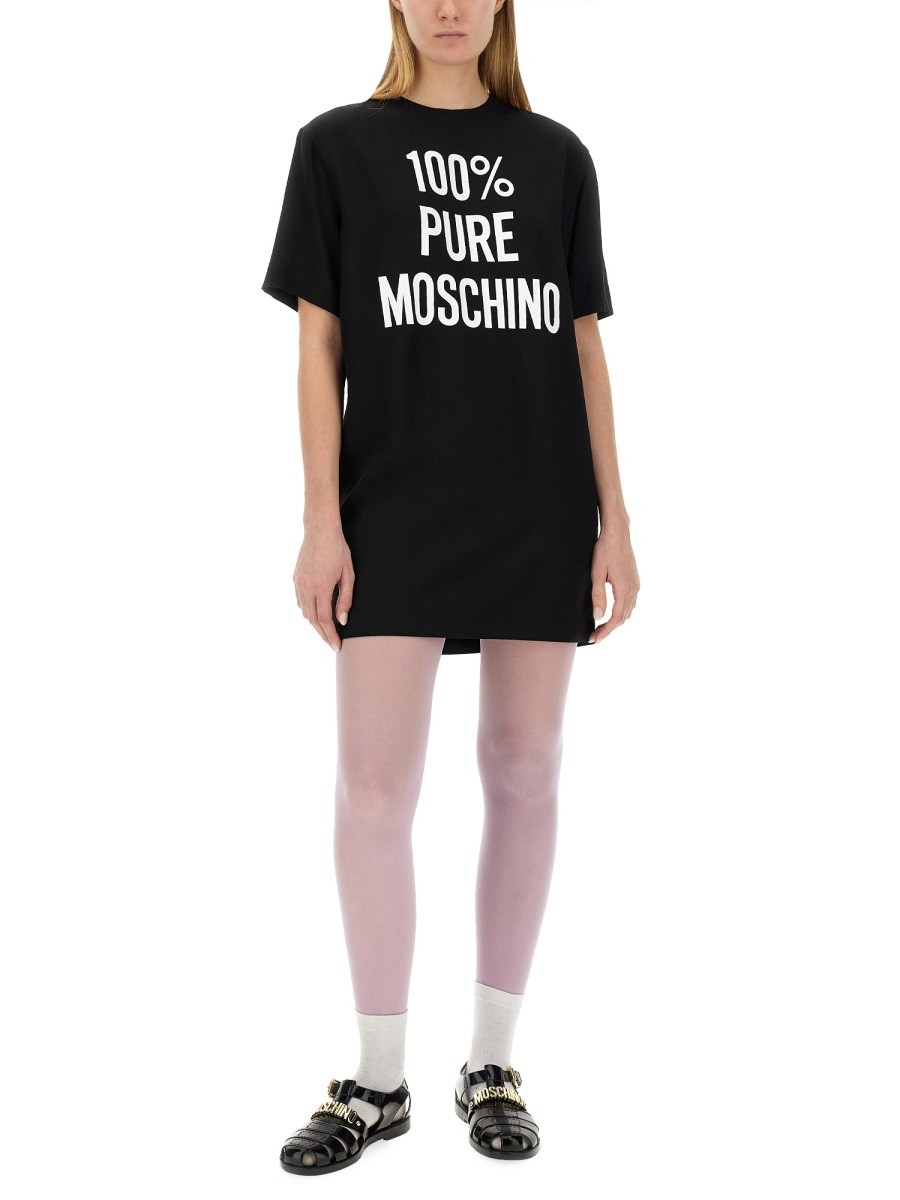 Moschino - DRESS WITH LOGO - Image 2