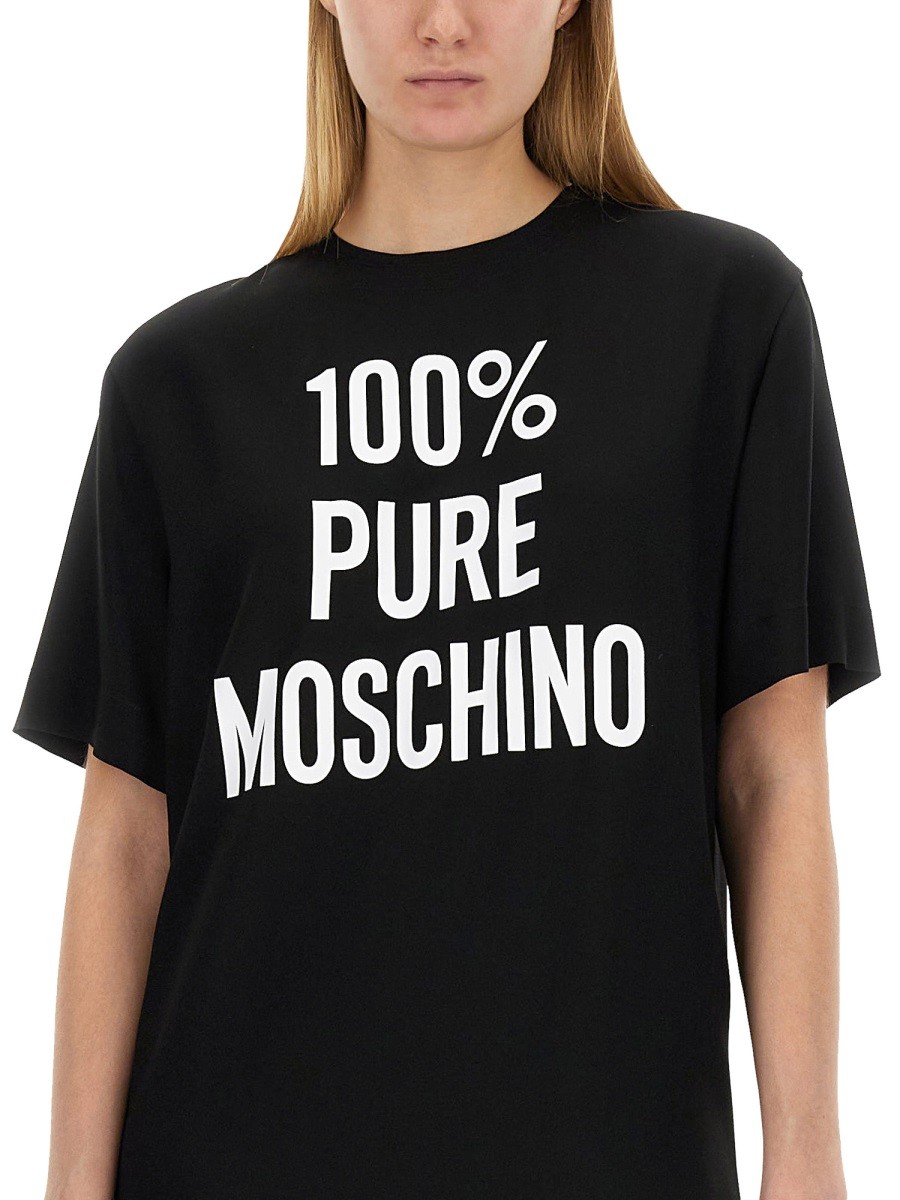 Moschino - DRESS WITH LOGO - Image 4