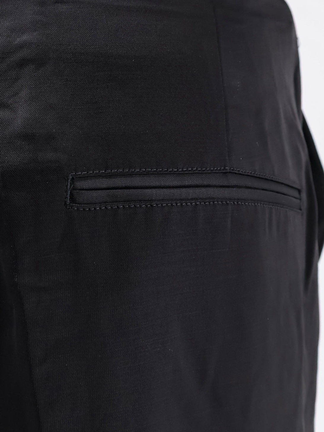 Easy Raw Edge viscose and linen trousers - Image 3