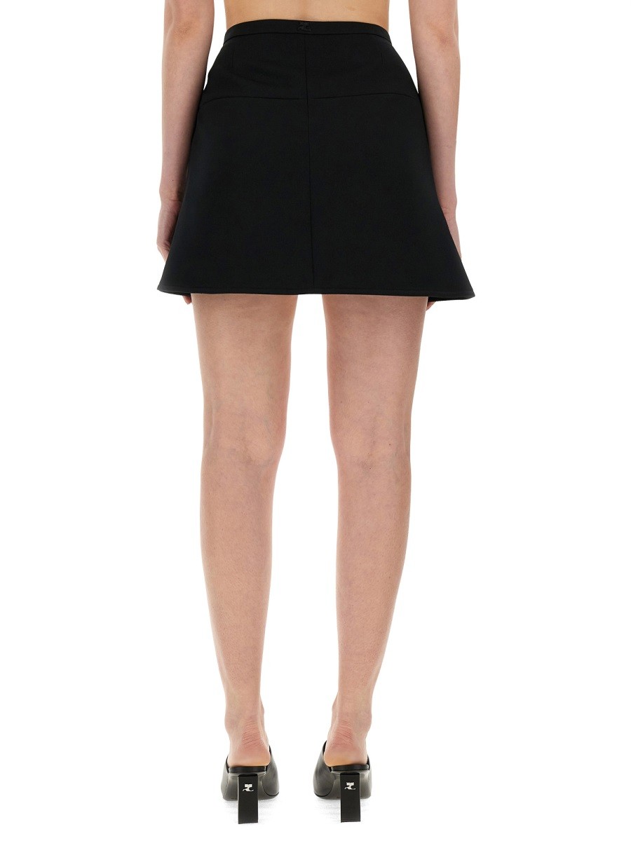 COURREGES - "ELLIPSE" MINI SKIRT - Image 3