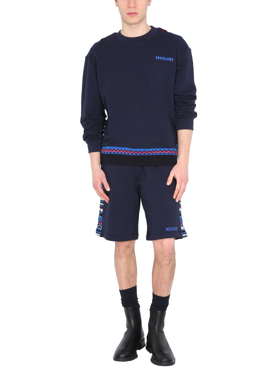 Missoni - EMBROIDERED LOGO AND JACQUARD INSERT BERMUDA - Image 2