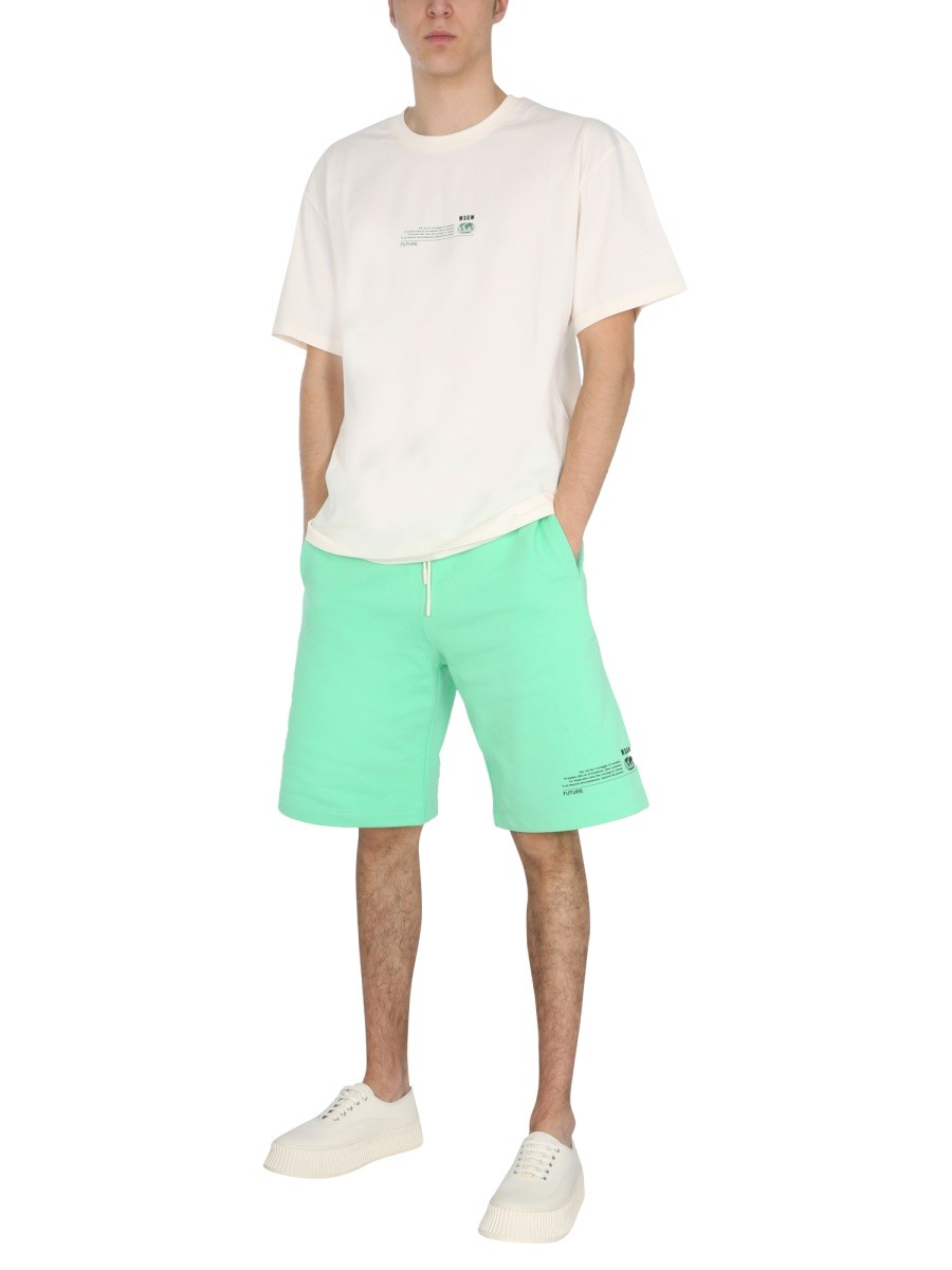 msgm FANTASTIC GREEN BERMUDA - Image 2