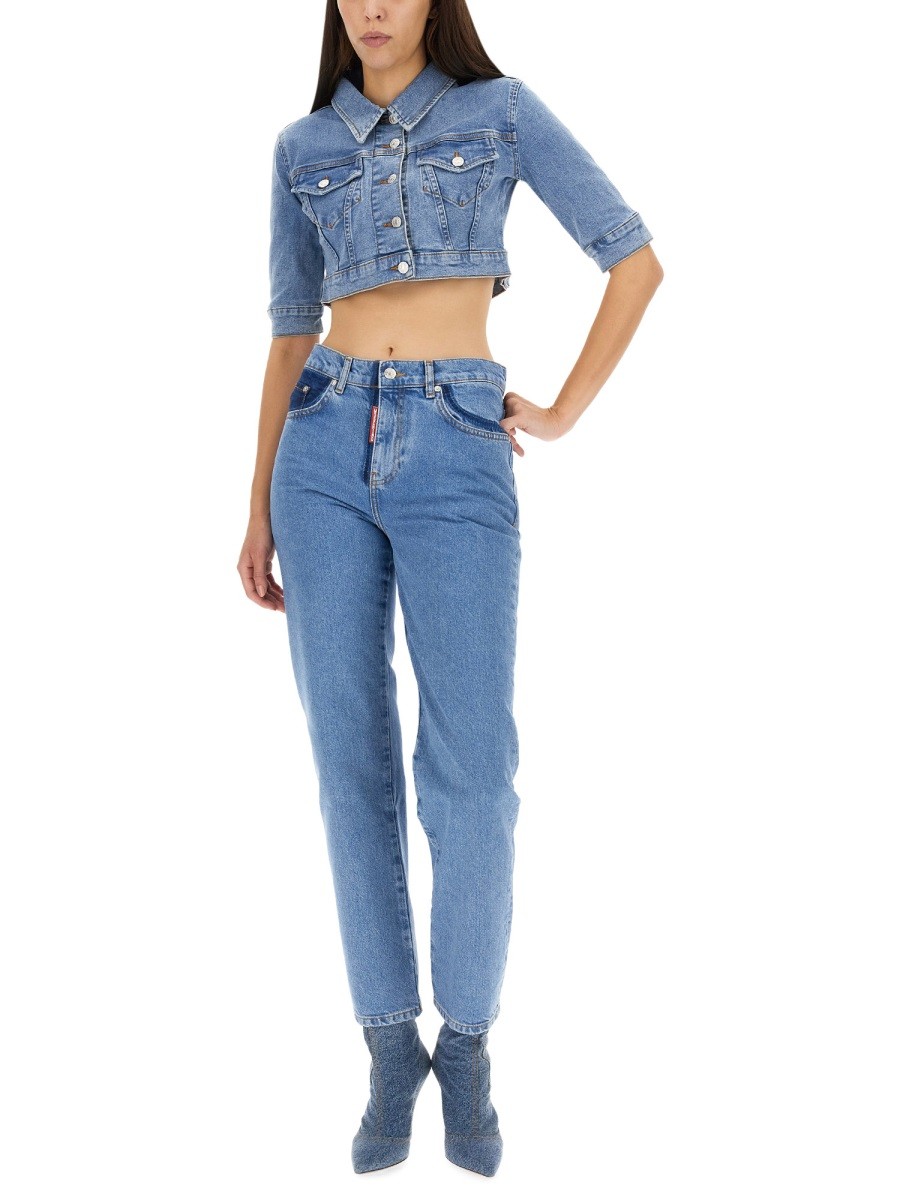 MOSCHINO JEANS - FIVE POCKET JEANS - Image 2