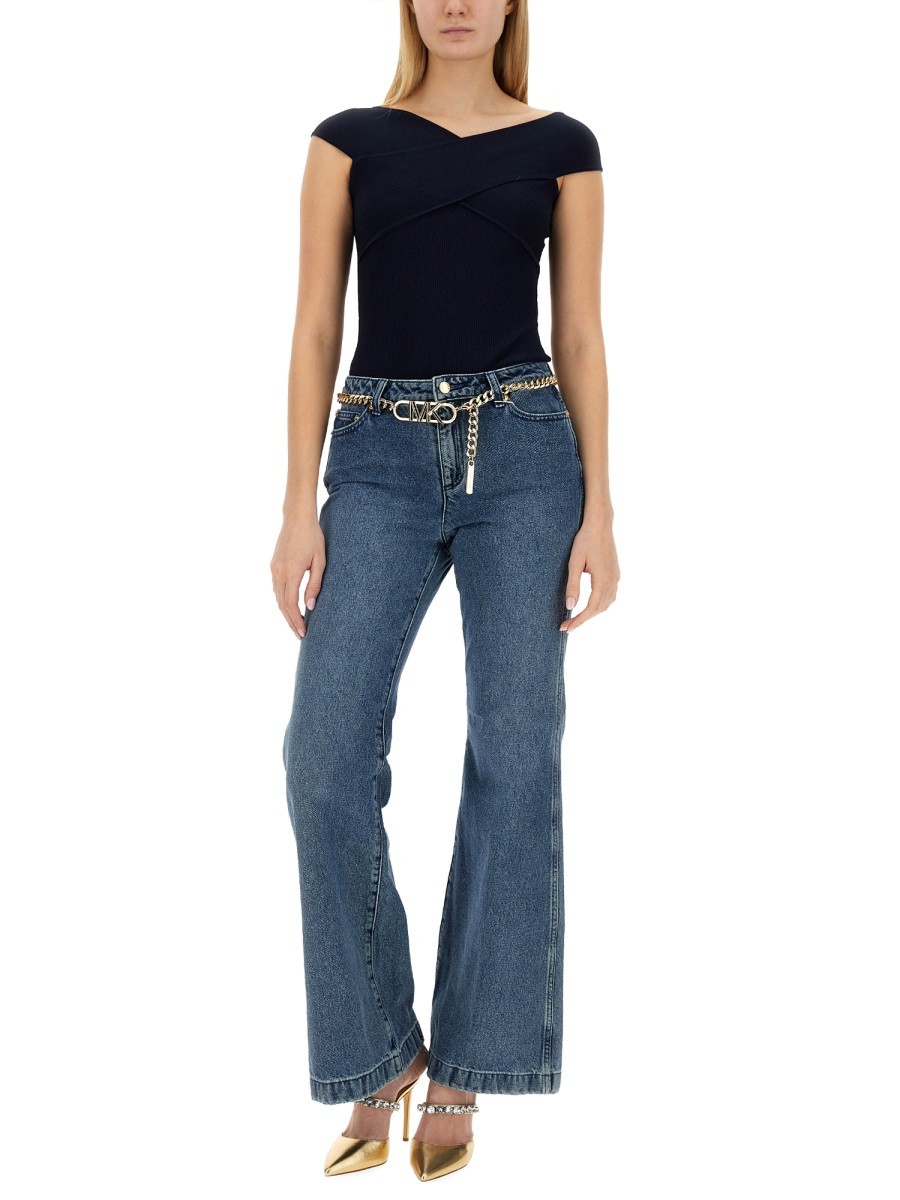 MICHAEL BY MICHAEL KORS - FLARE FIT JEANS - Image 2