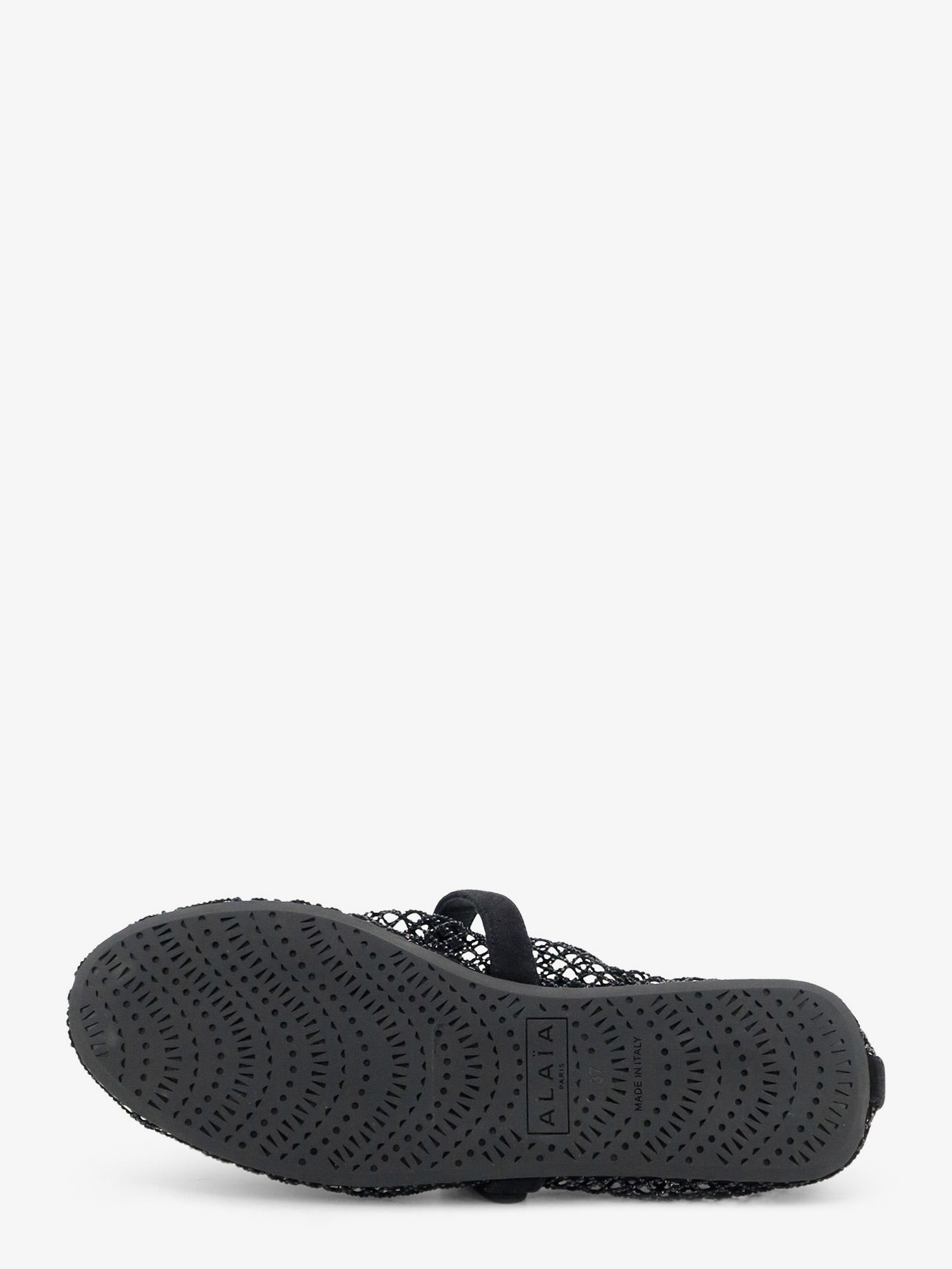 Flat mesh ballet flats with rhinestone detail - Image 4