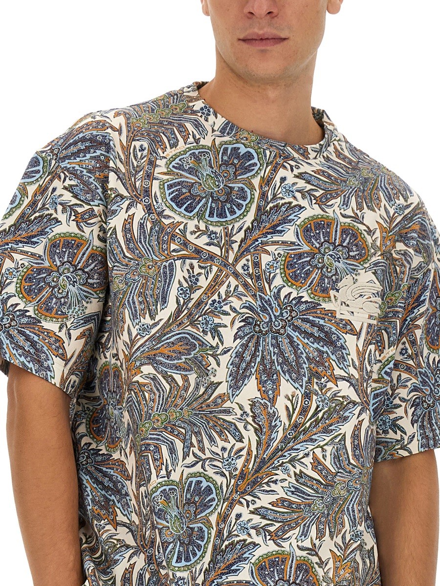 Etro - FLORAL PRINT T-SHIRT - Image 4