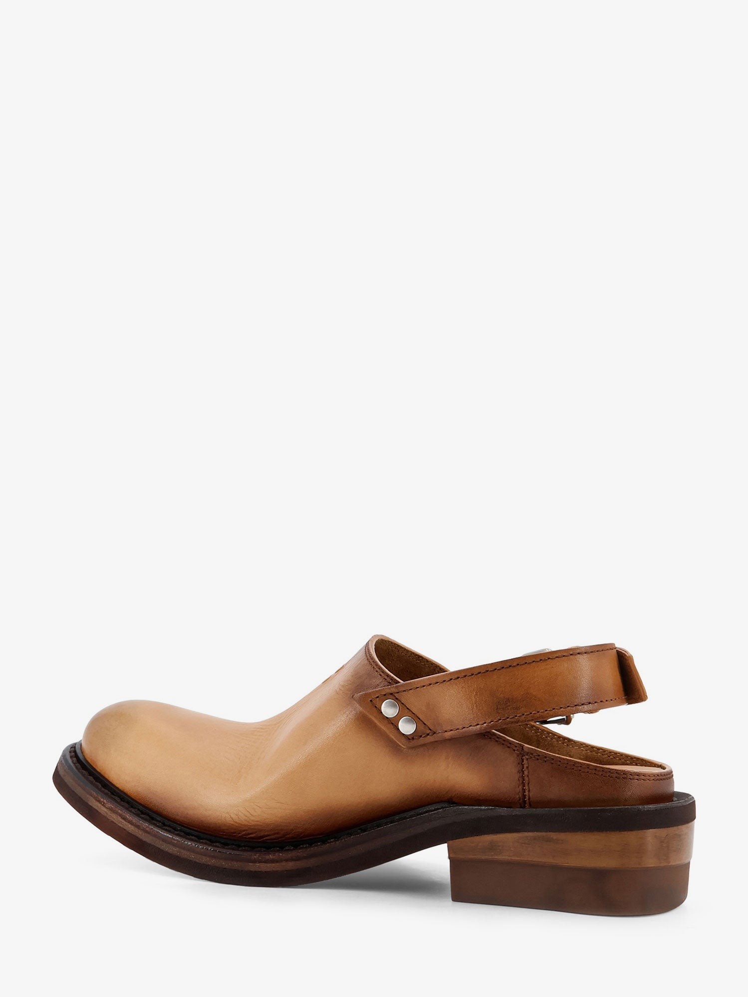 Foule Leather Sabot Sandals - Image 3