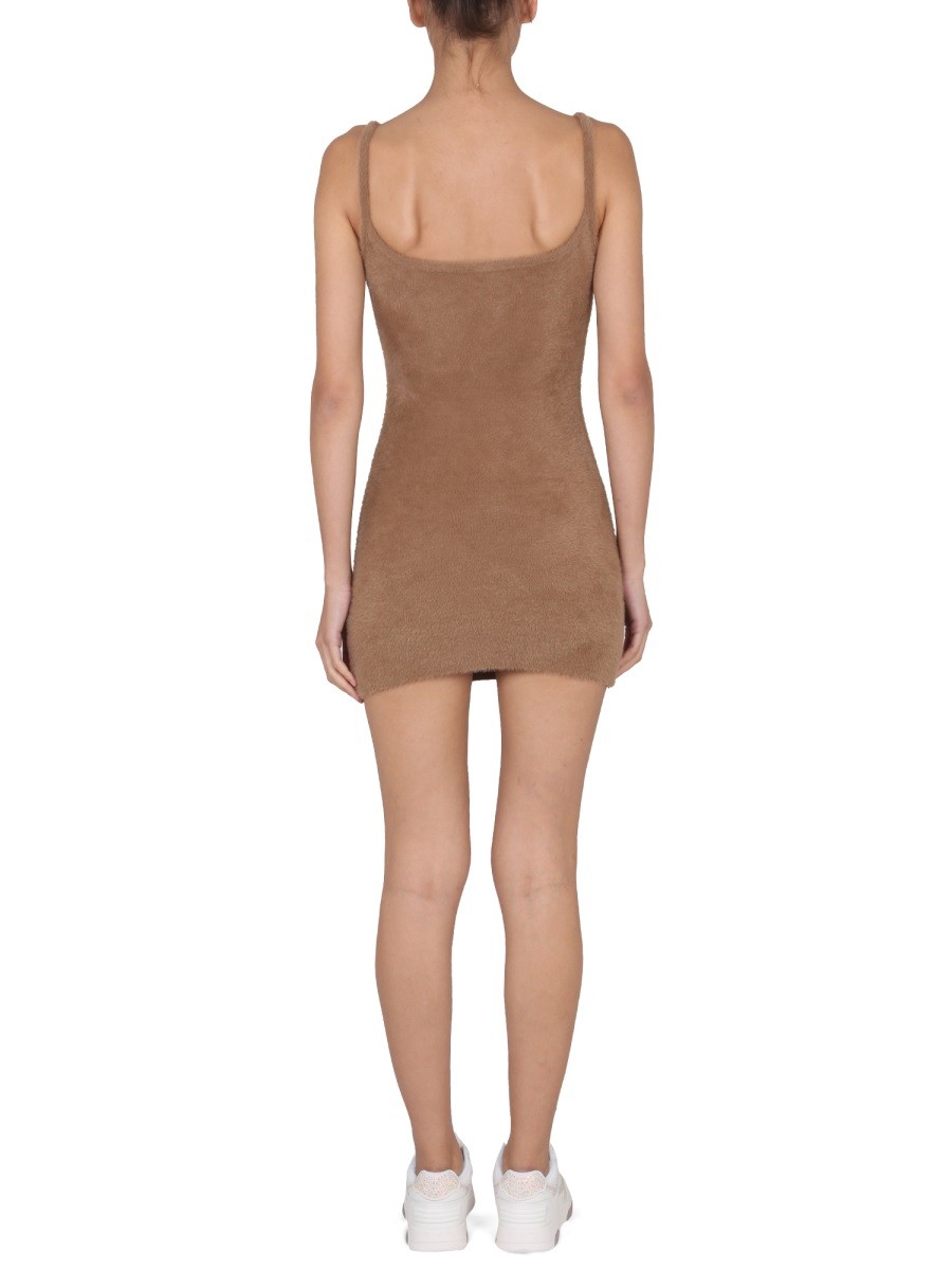 Off-white - FUZZY DRESS WITH LOGO - Image 3