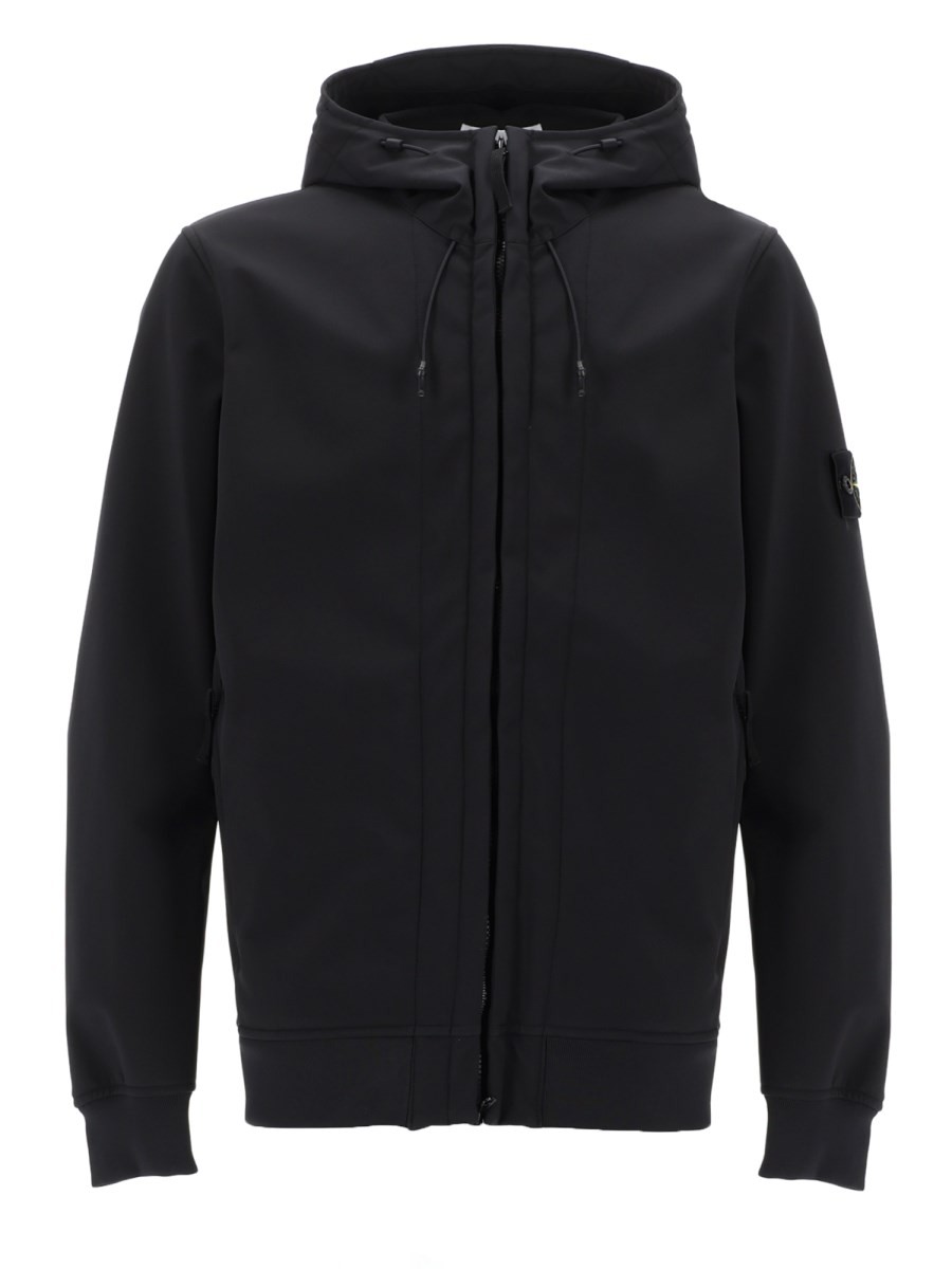 GIACCA "BIKER" CON CAPPUCCIO E ZIP