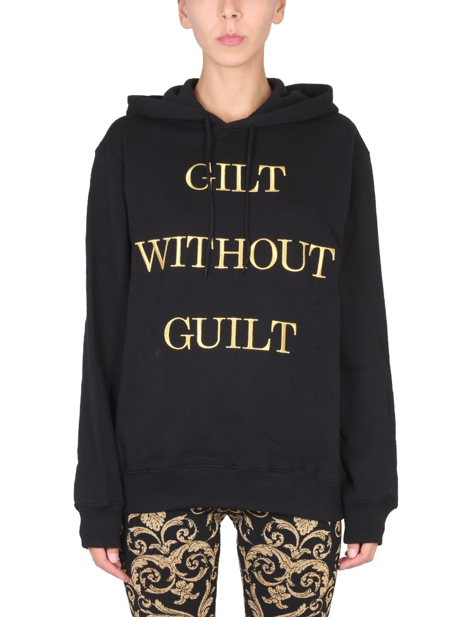 Moschino "GILT WITHOUT GUILT" SWEATSHIRT