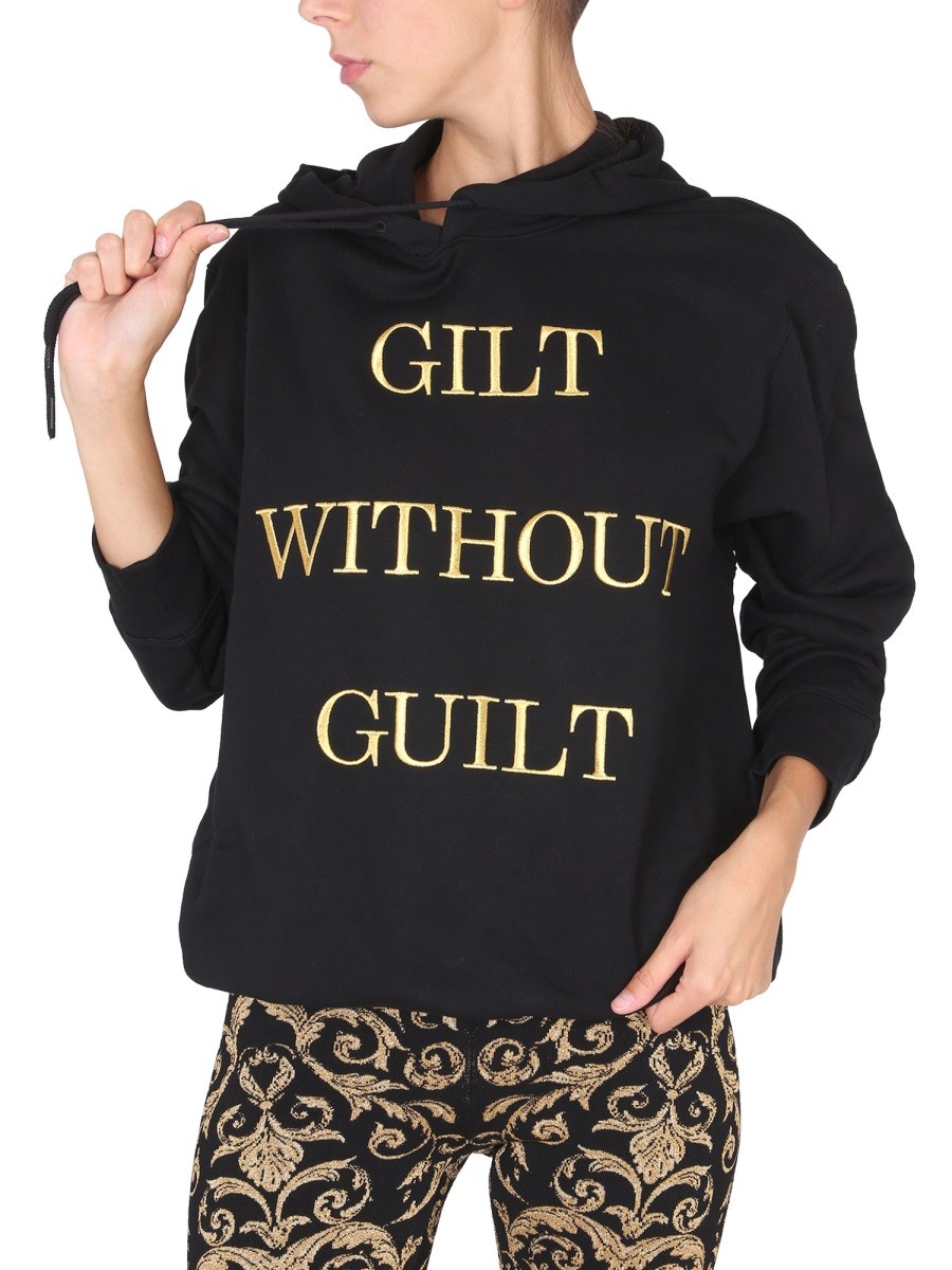 Moschino - "GILT WITHOUT GUILT" SWEATSHIRT - Image 3