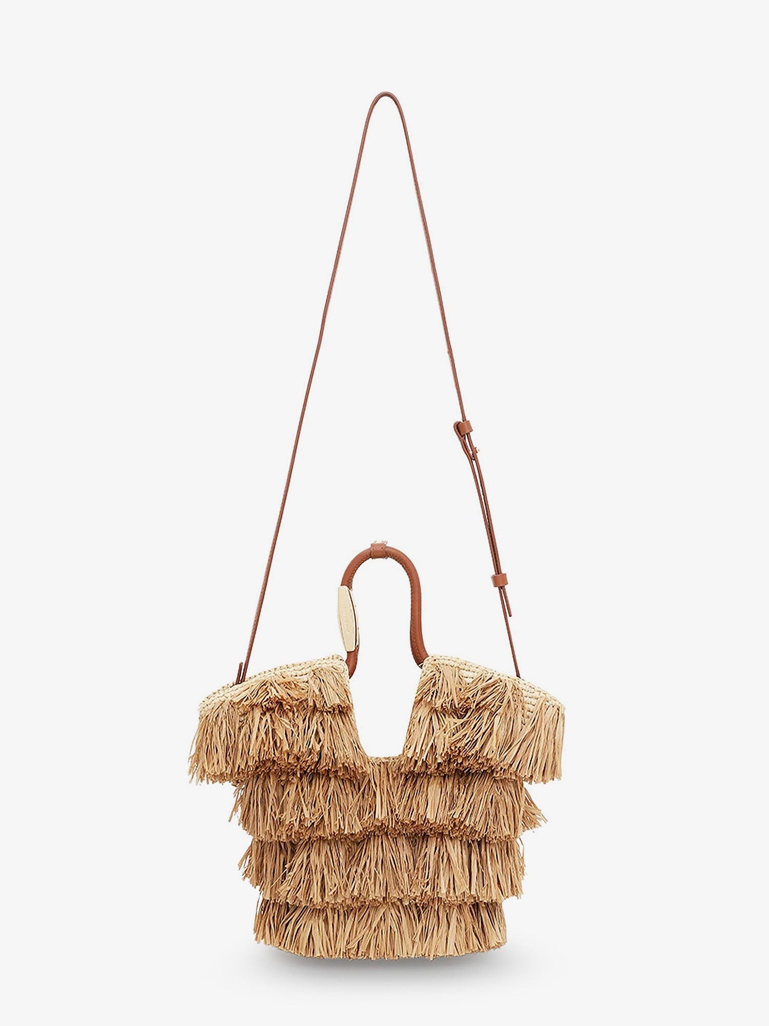 Golden Time crossbody bag with fringe - Image 4