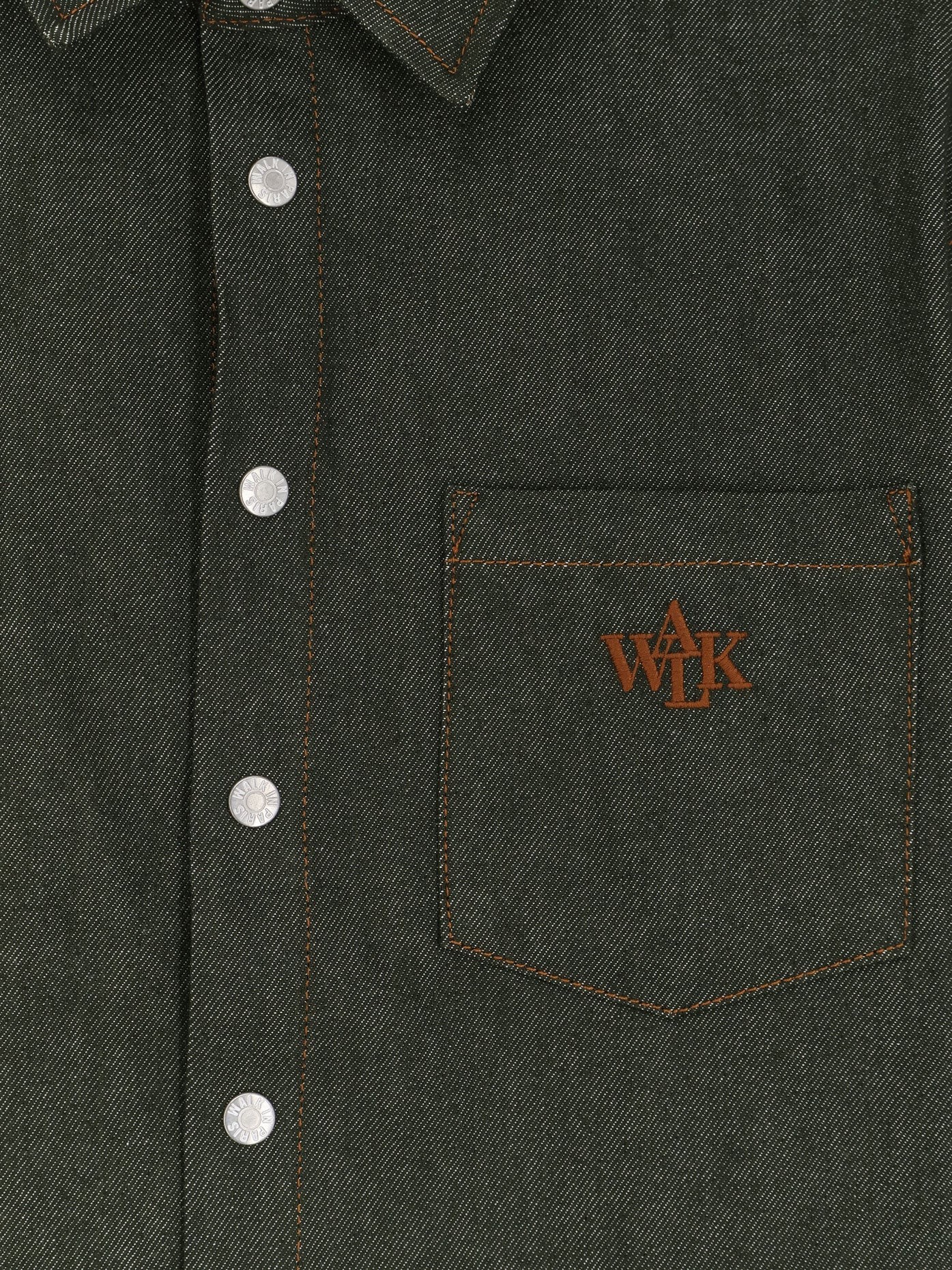 Green Denim Shirt - Image 3