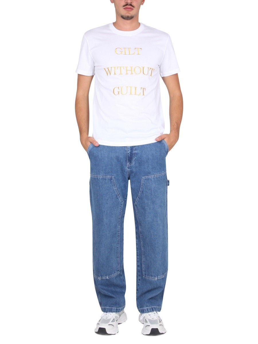Moschino - "GUILT WITHOUT GUILT" T-SHIRT - Image 2