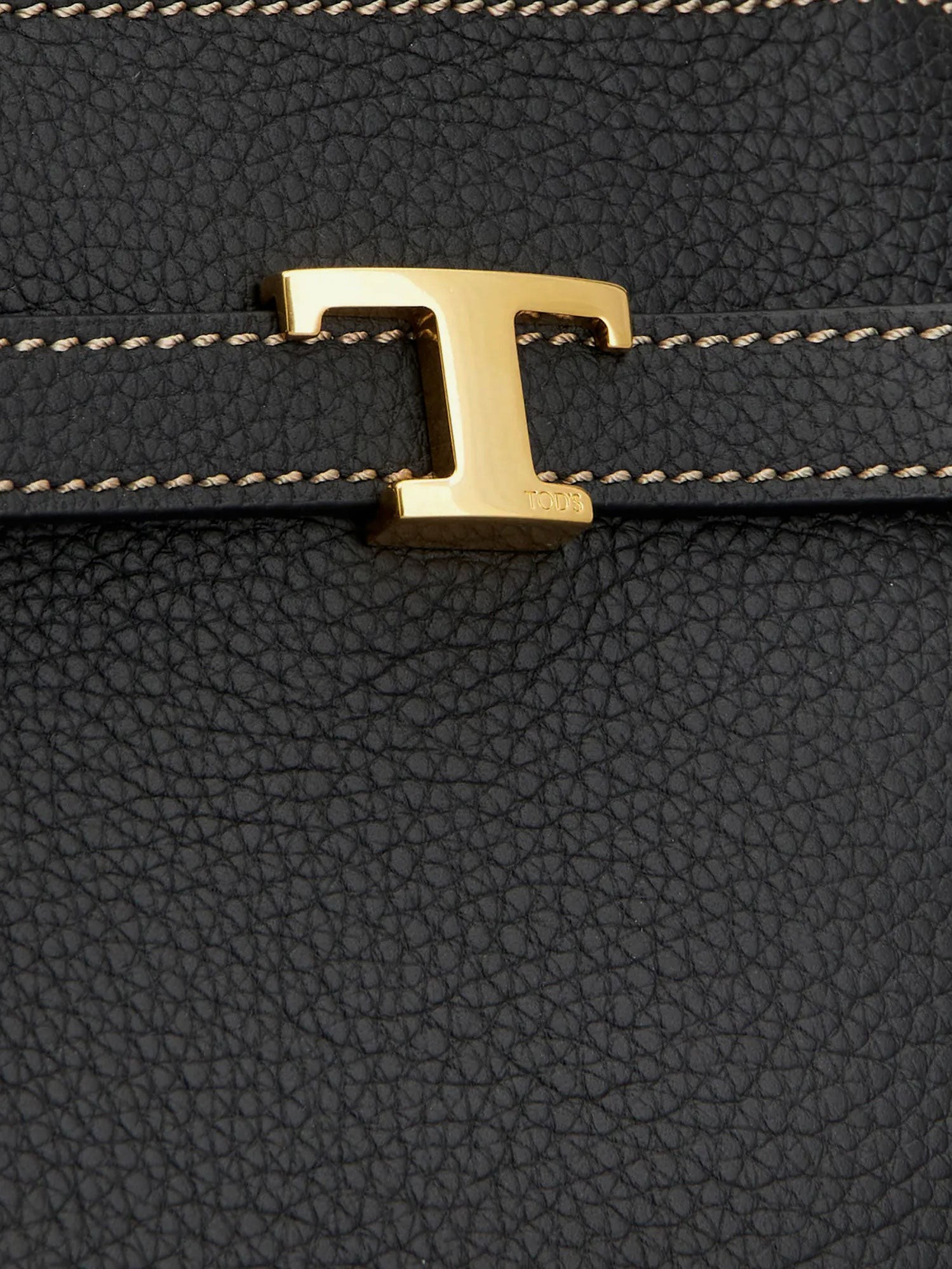 Hammered laeather tote bag - Image 4