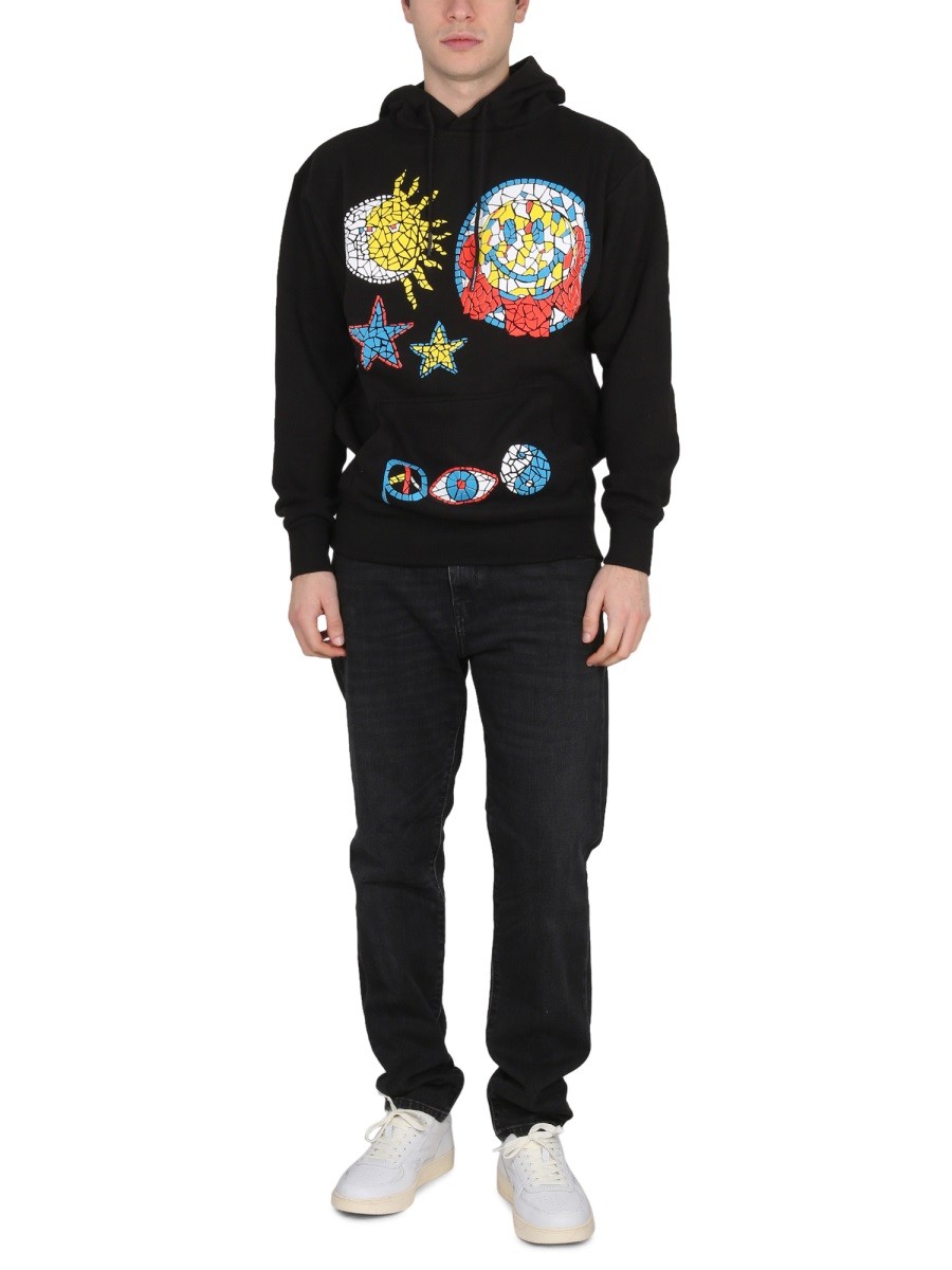 MARKET - HAND DRAWN VARSITY SWEATSHIRT - Image 3