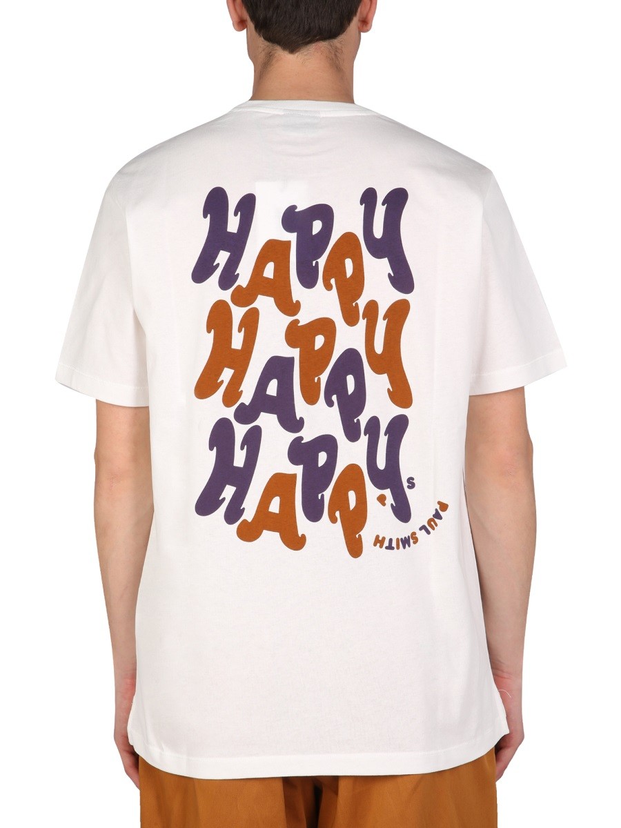 PS BY PAUL SMITH - HAPPY HAPPY T-SHIRT - Image 3