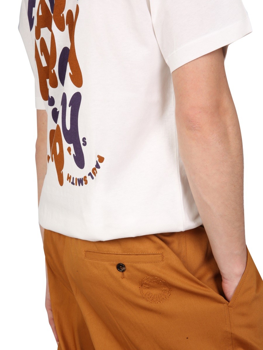 PS BY PAUL SMITH - HAPPY HAPPY T-SHIRT - Image 4