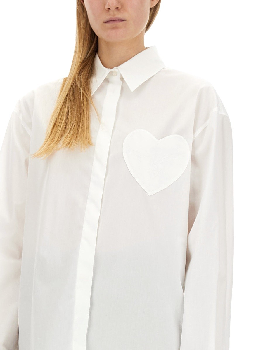 MOSCHINO JEANS - HEART PATCH SHIRT - Image 4