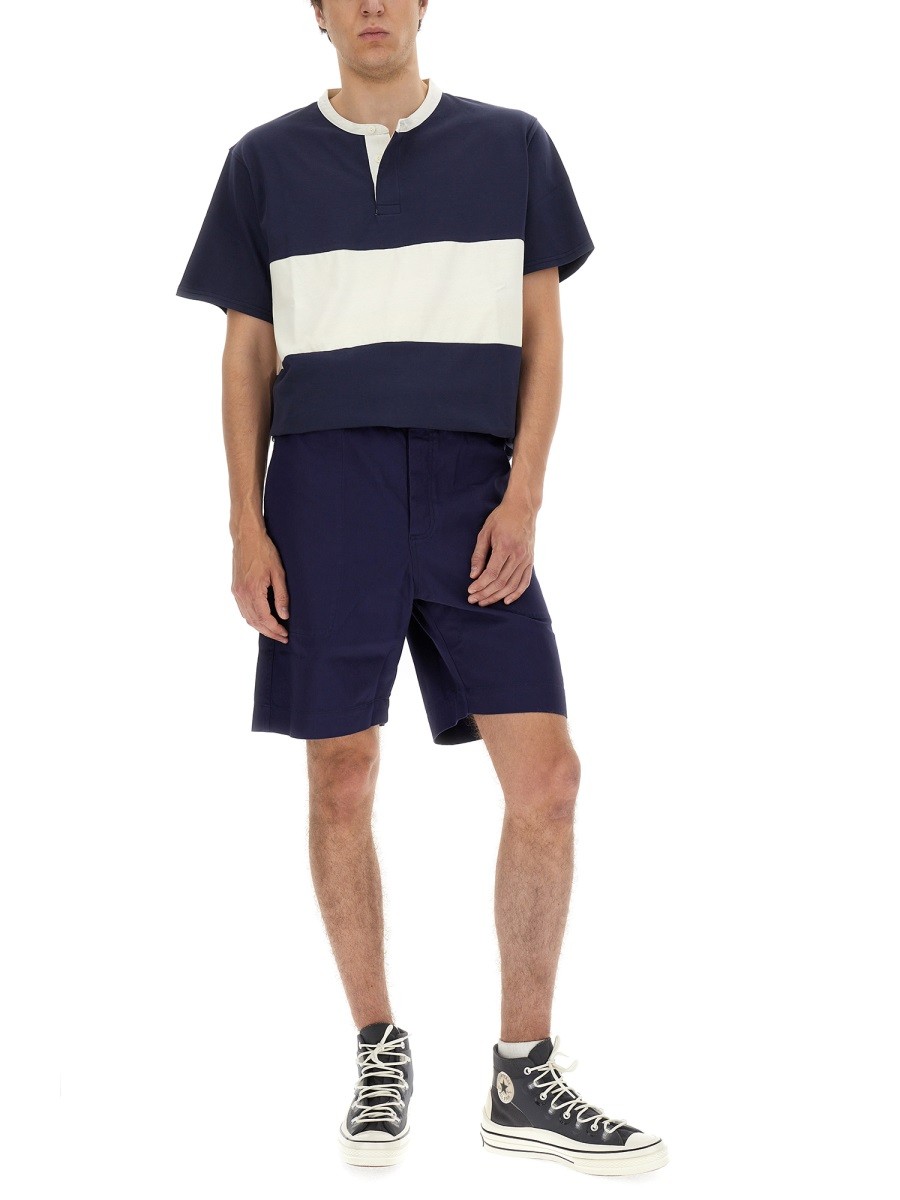 UMBRO X YMC - "HENLEY" T-SHIRT - Image 2