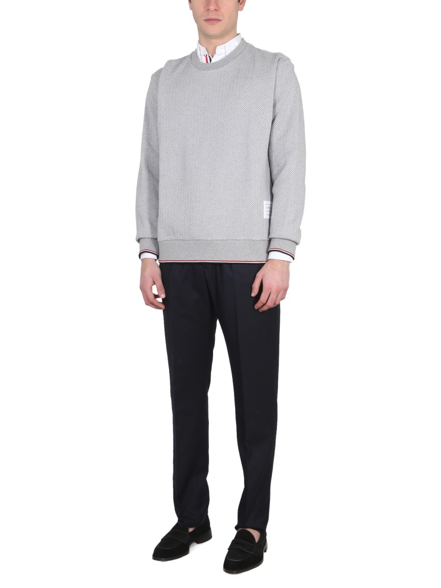THOM BROWNE - HERRINGBONE JERSEY - Image 2