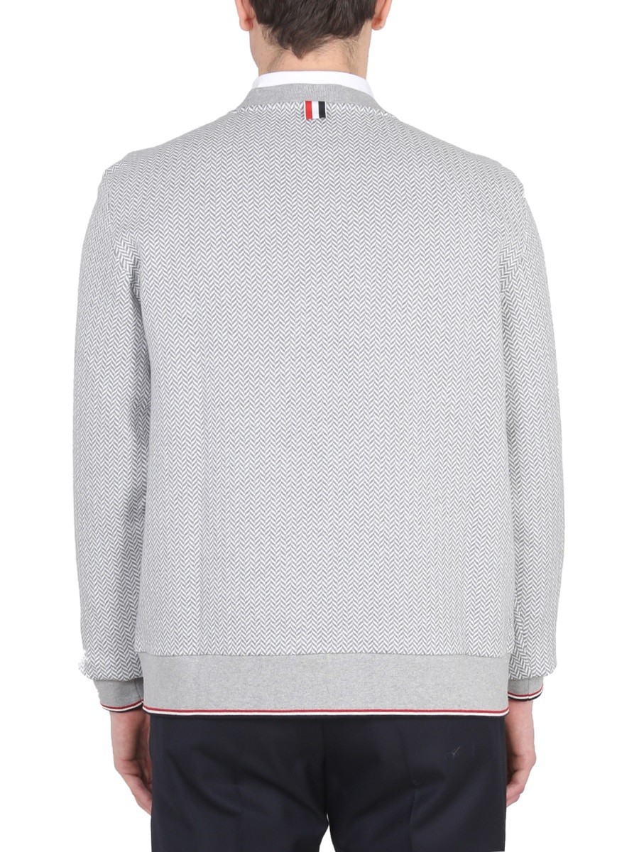 THOM BROWNE - HERRINGBONE JERSEY - Image 3