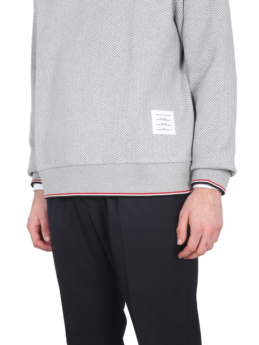 THOM BROWNE - HERRINGBONE JERSEY - Image 4