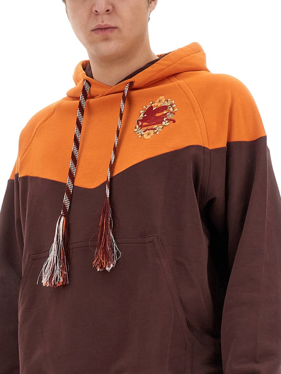 Etro - HOODED SWEATSHIRT WITH LOGO - Image 4