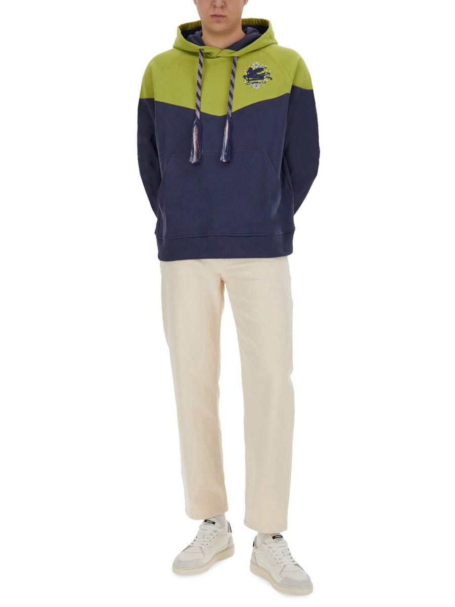Etro - HOODED SWEATSHIRT WITH LOGO - Image 2