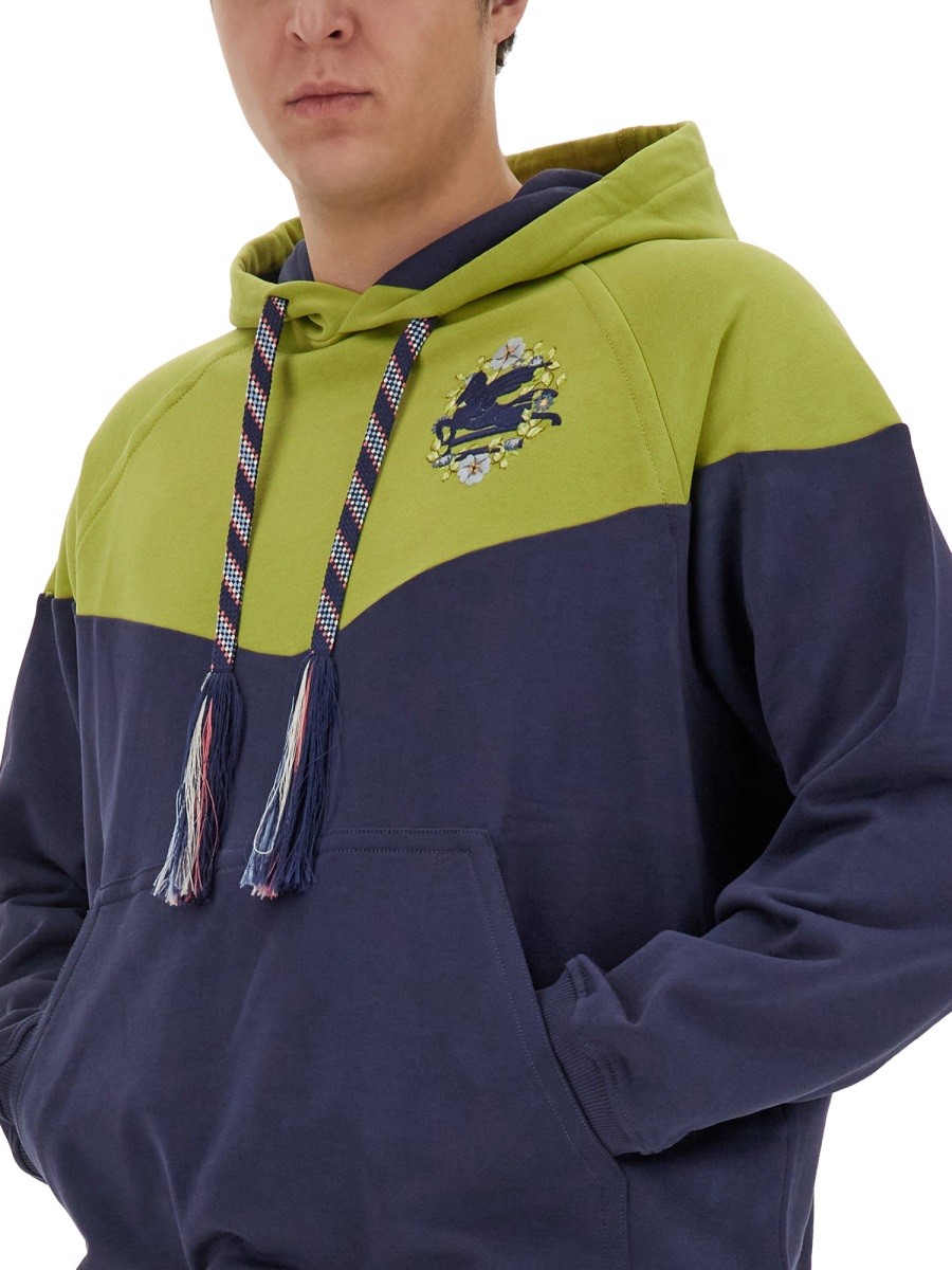 Etro - HOODED SWEATSHIRT WITH LOGO - Image 4