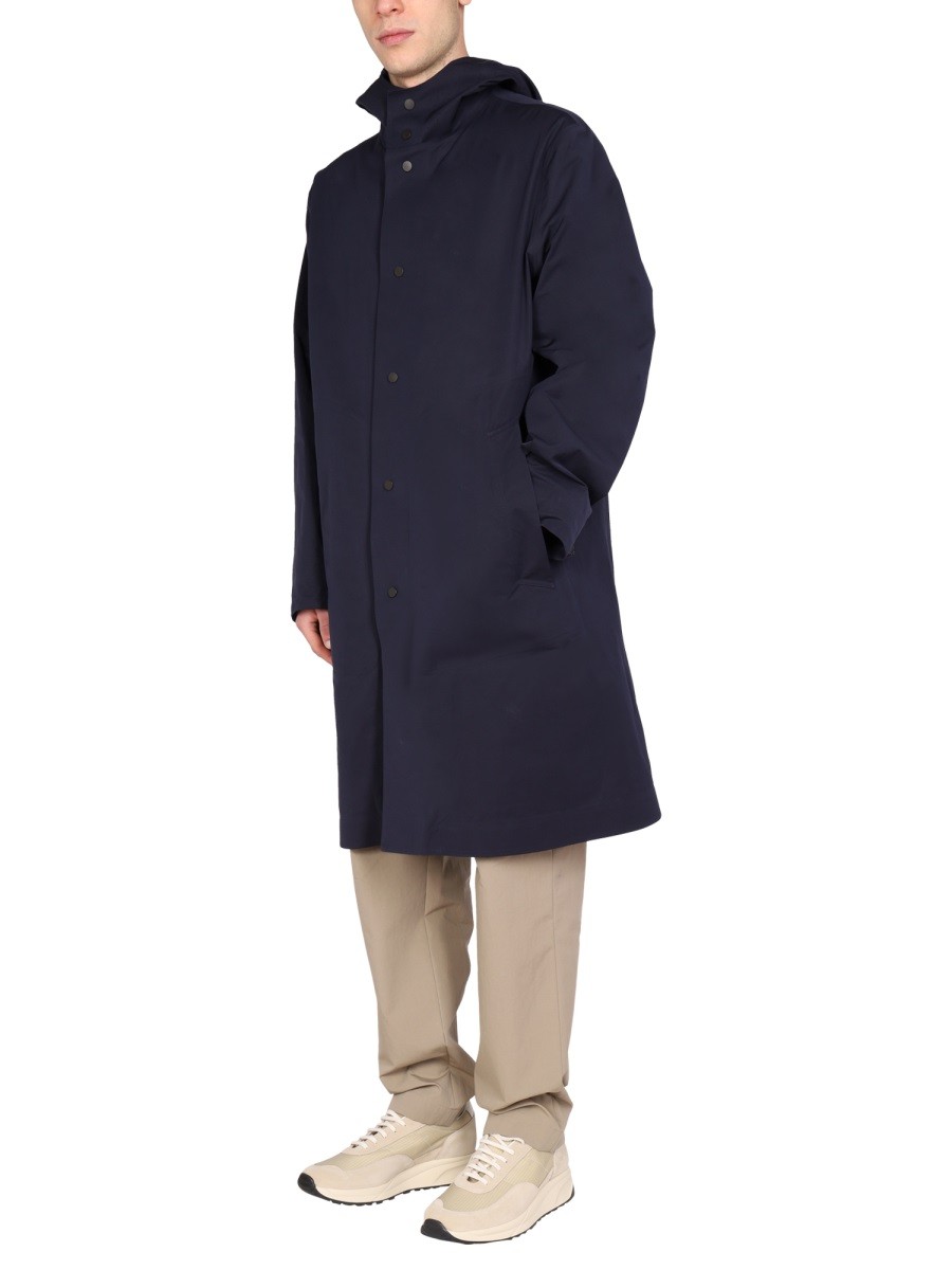 MONOBI - HOODED TRENCH COAT - Image 2