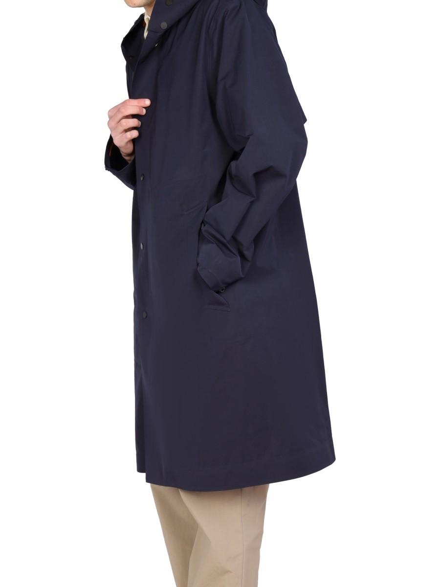 MONOBI - HOODED TRENCH COAT - Image 4