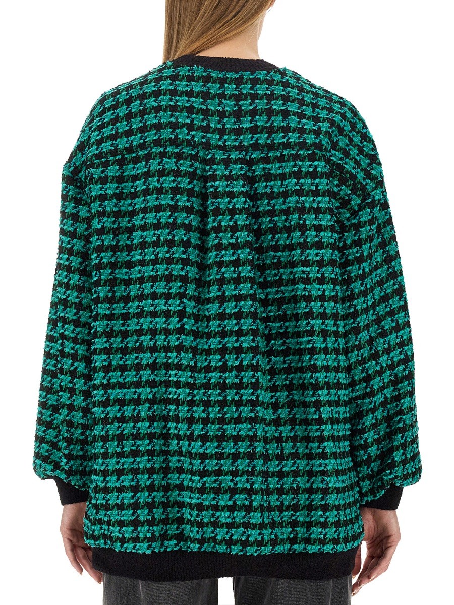 msgm - HOUNDSTOOTH TWEED JACKET - Image 3