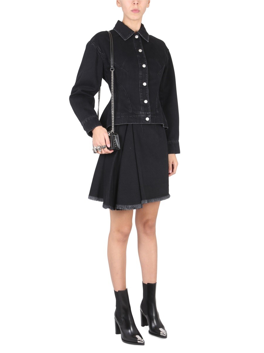 Alexander Mcqueen - HYBRID DENIM JACKET - Image 2
