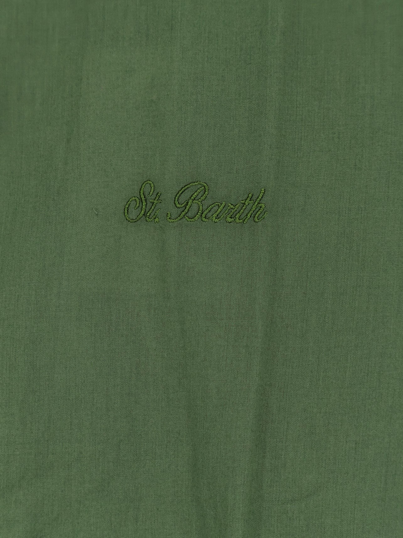 Ice cotton shirt with embroidered logo on the front - Image 3