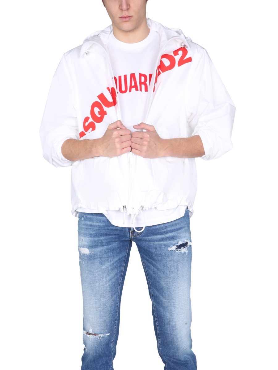 Dsquared - JACKET WITH LOGO PRINT - Image 3
