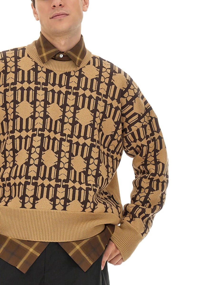 Palm Angels - JACQUARD SWEATER - Image 4