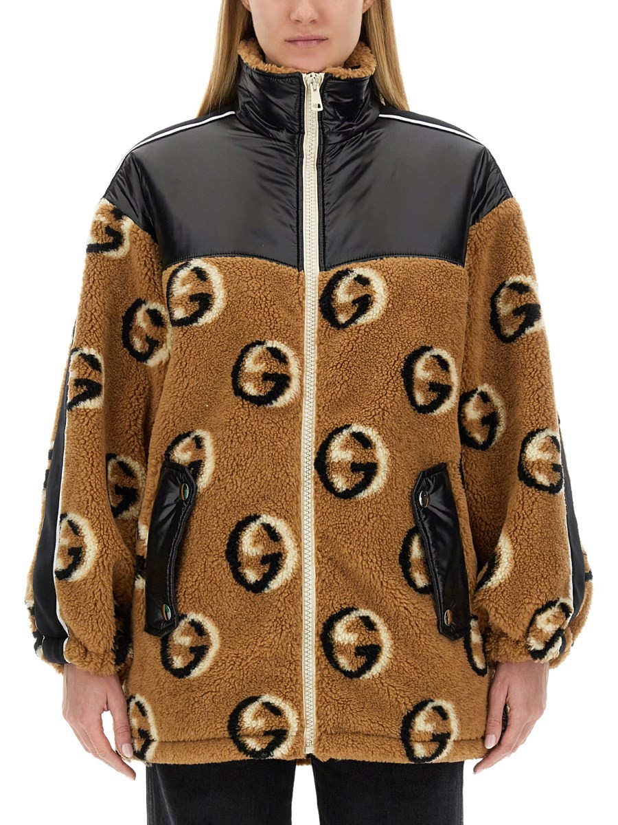 Gucci JACQUARD ZIPPER JACKET